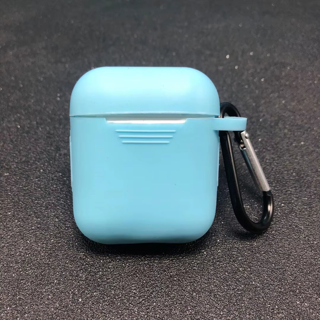 Case for Apple Airpods Silicone Protective Bluetooth Earphone Cover Case for Apple Airpods Case 1&2 Shockproof Sleeve