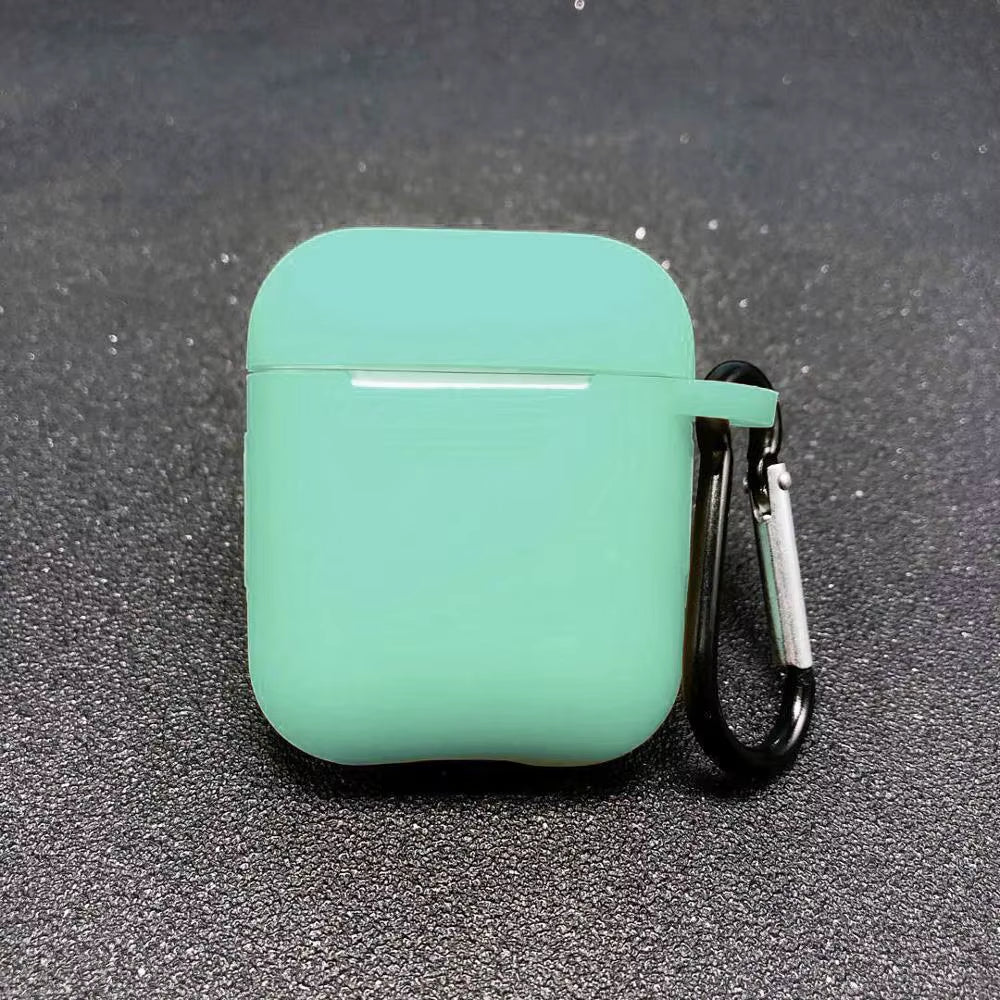 Case for Apple Airpods Silicone Protective Bluetooth Earphone Cover Case for Apple Airpods Case 1&2 Shockproof Sleeve