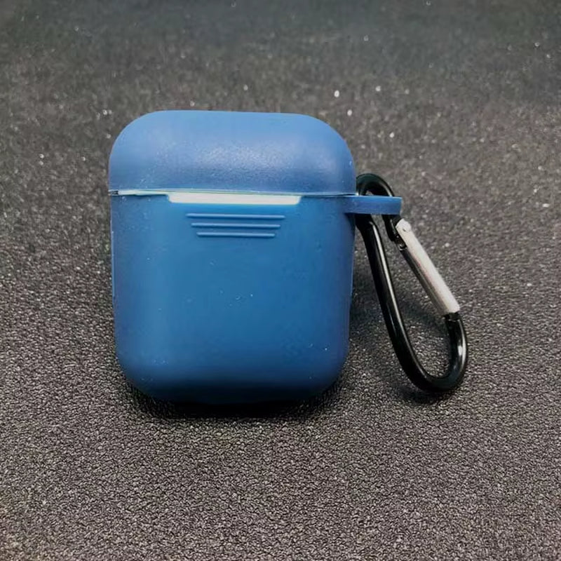 Case for Apple Airpods Silicone Protective Bluetooth Earphone Cover Case for Apple Airpods Case 1&2 Shockproof Sleeve